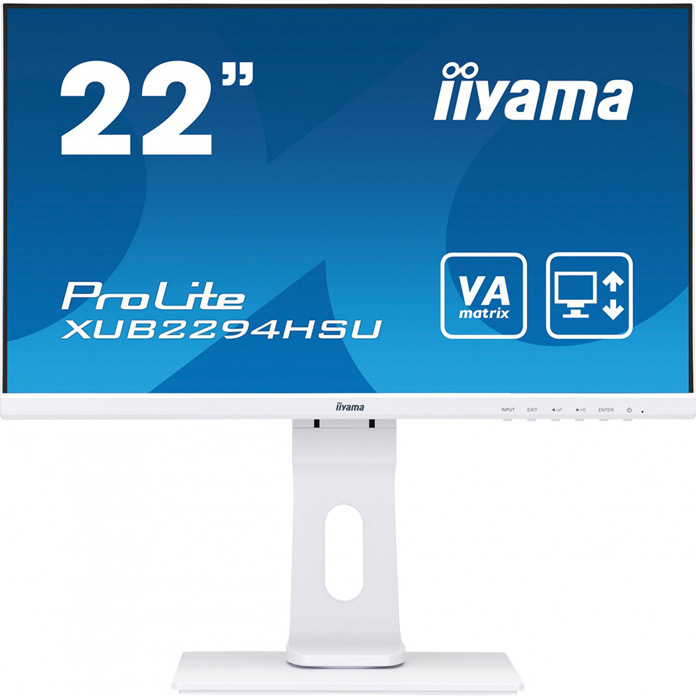 

Монитор IIYAMA ProLite XUB2294HSU-W1, 21.5" XUB2294HSU-W1