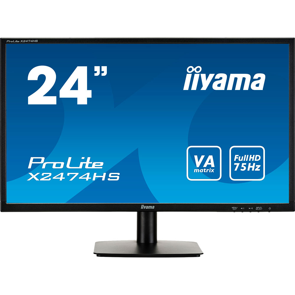 

Монитор IIYAMA ProLite X2474HS-B2, 23.6" X2474HS-B2