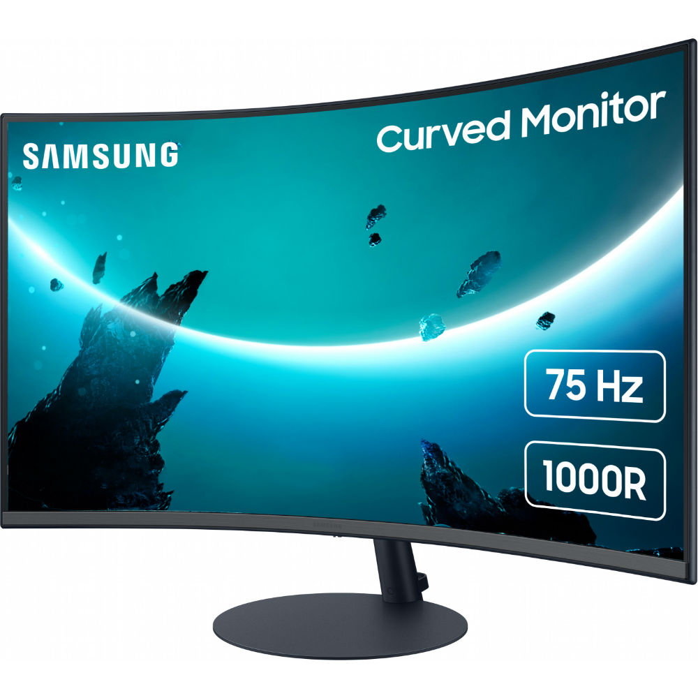 Монітор 27" Samsung Curved C27T55 (LC27T550FDIXCI) Роздільна здатність 1920 x 1080