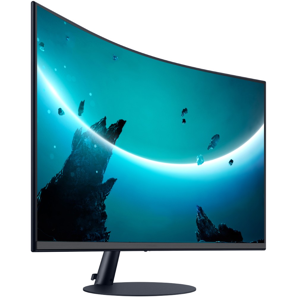 Зовнішній вигляд Монітор 27" Samsung Curved C27T55 (LC27T550FDIXCI)