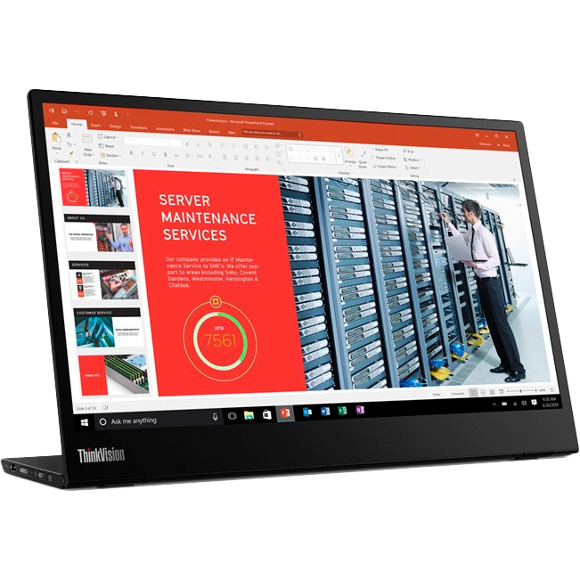 Монитор LENOVO ThinkVision M14 (61DDUAT6UA) Диагональ 14