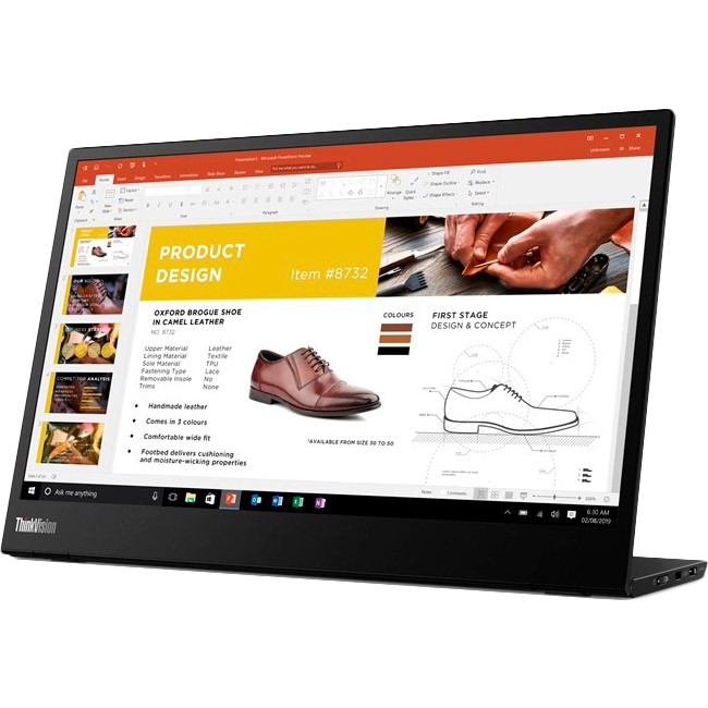 Монитор LENOVO ThinkVision M14 (61DDUAT6UA) Разрешение 1920 x 1080