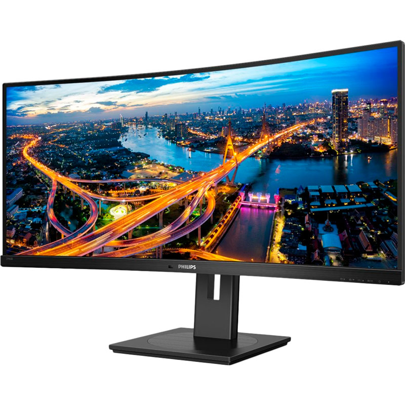 Монитор PHILIPS 34" 21:9 VA QHD 100Hz DP USB-C RJ45 MM (346B1C/00) Разрешение 3440 x 1440