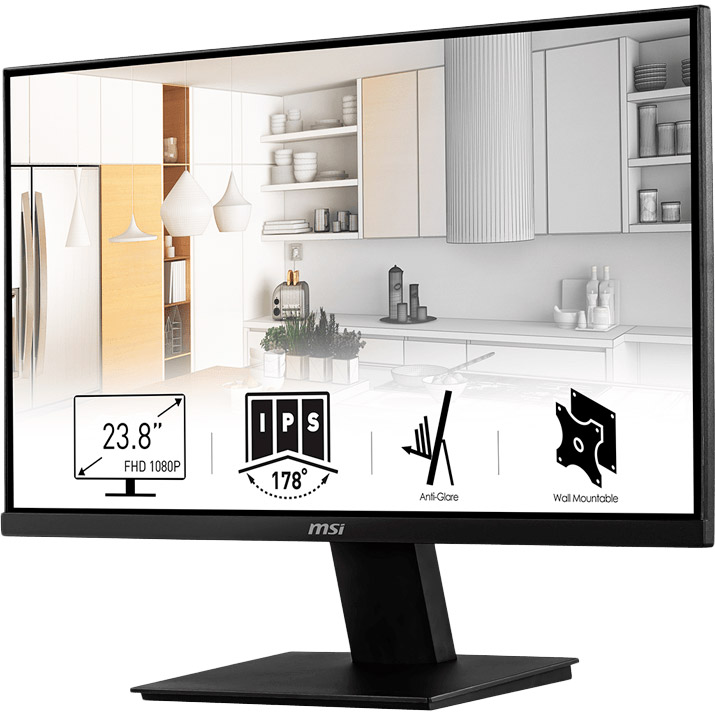 Монитор MSI PRO MP241 (9S6-3BA9CH-001) Диагональ 23.8