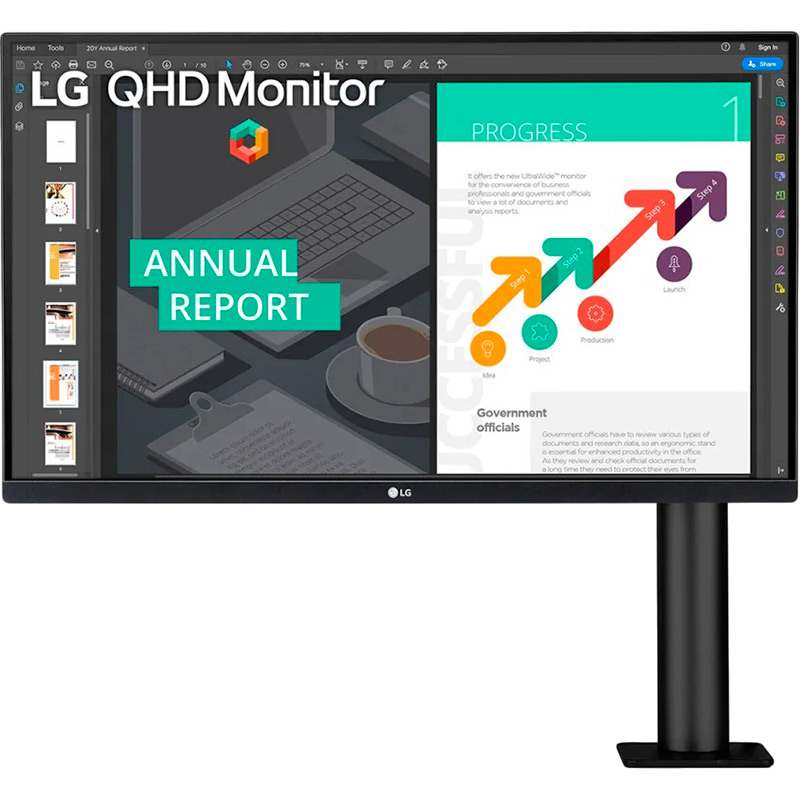 Монітор LG 27QN880-B Роздільна здатність 2560 х 1440