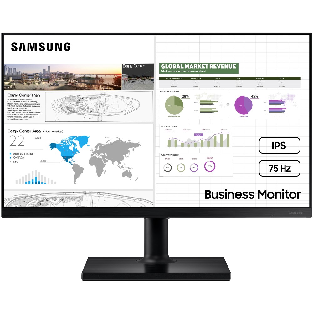 

Монитор SAMSUNG 24" LF24T450 Black (LF24T450FQIXCI), 24" LF24T450FQIXCI