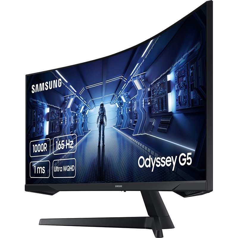 Фото 4 Монітор SAMSUNG 34" Odyssey G5 LC34G55T Black (LC34G55TWWIXCI)