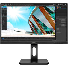 Монітор AOC 27 " u27P2 IPS 4K DP HDMI USB pivot Black