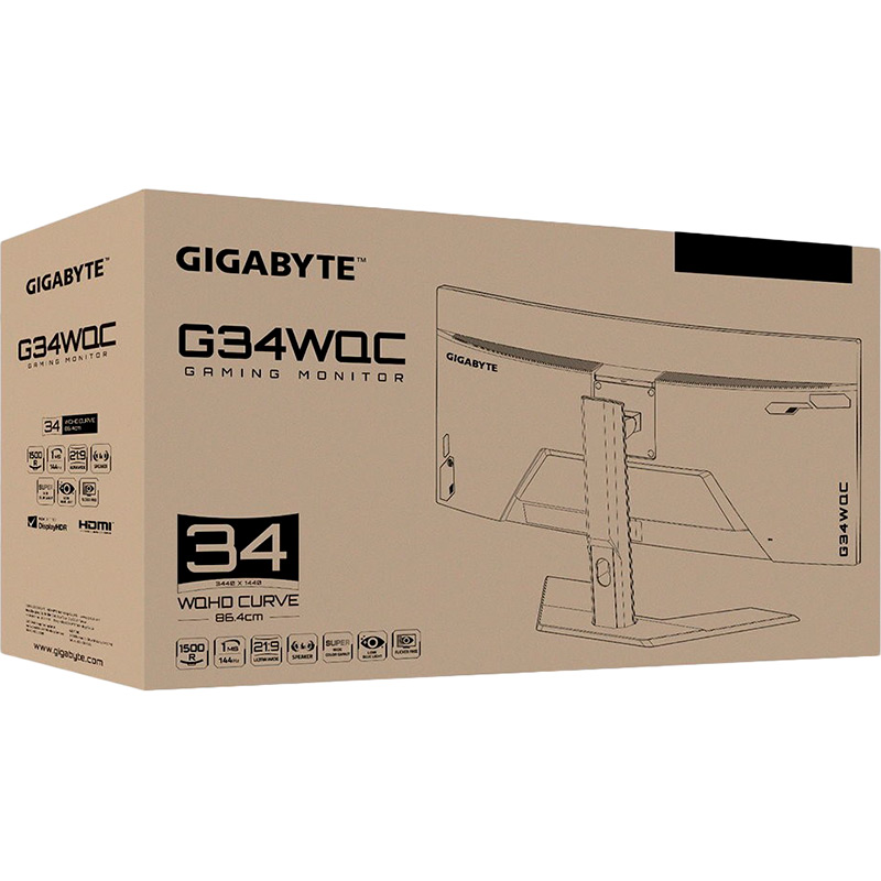 Замовити Монітор GIGABYTE G34WQC-A