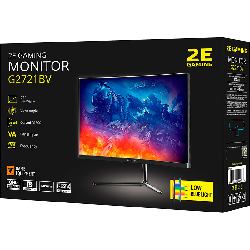 Заказать Монитор 2E GAMING G2721BV (2E-G2721BV-01.UA)