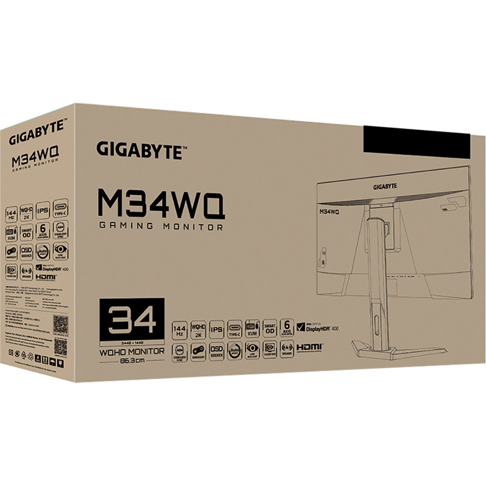 Изображение Монитор GIGABYTE M34WQ Gaming