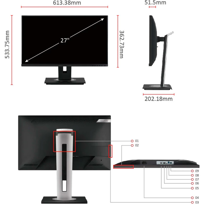 Фото 16 Монітор VIEWSONIC VG2755-2K