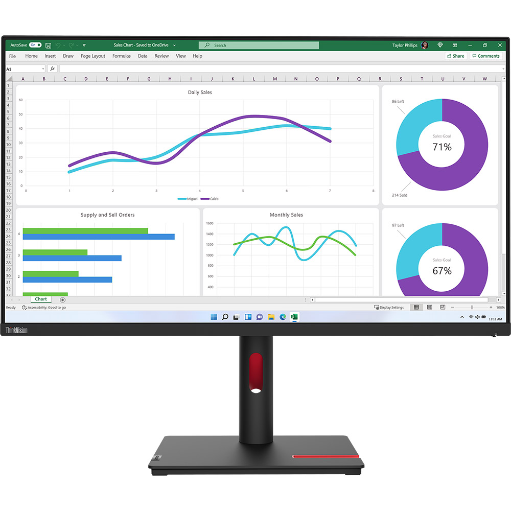 Монітор LENOVO ThinkVision T32h-30 (63D3GAT1UA)