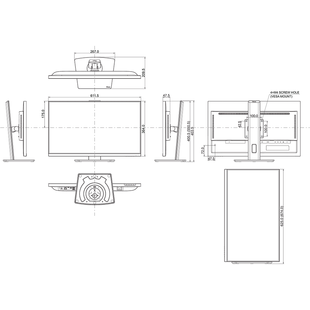 В интернет магазине Монитор IIYAMA XUB2797HSN-B1