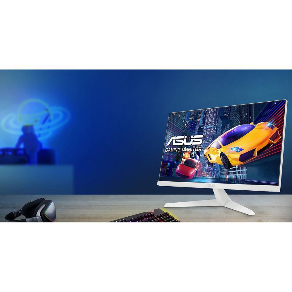 Зовнішній вигляд Монітор ASUS VY279HF-W White (90LM06D2-B02170)