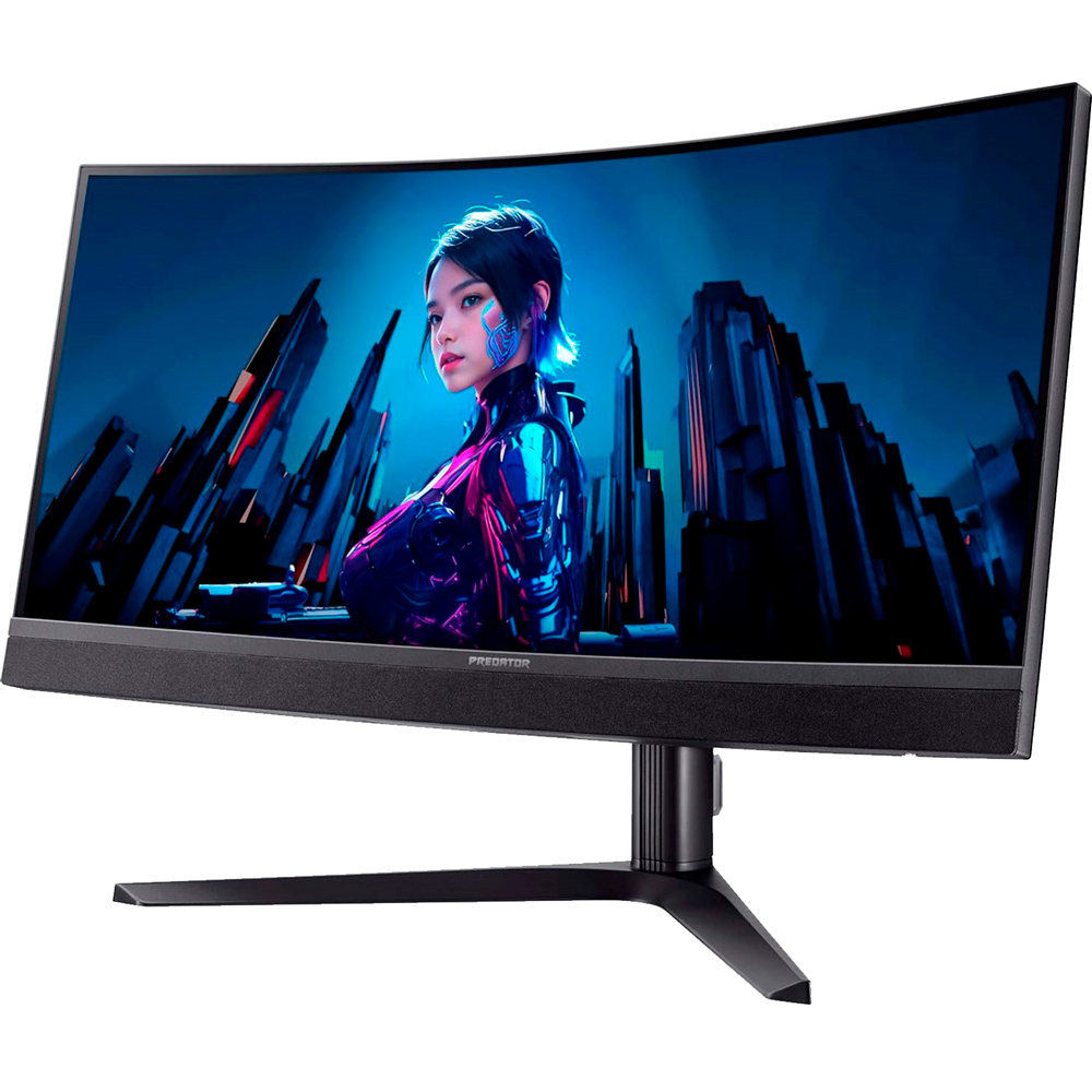 Монитор ACER 34" Predator X34V3bmiiphuzx (UM.CXXEE.301) WQHD MiniLED VA Curved 180Hz HDMI DP USB-C Разрешение 3440 x 1440