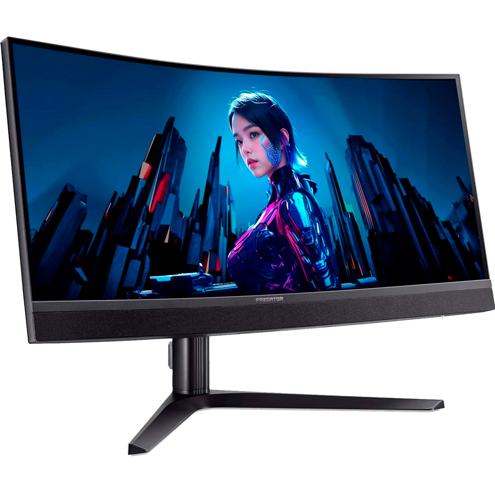 Монитор ACER 34" Predator X34V3bmiiphuzx (UM.CXXEE.301) WQHD MiniLED VA Curved 180Hz HDMI DP USB-C Диагональ 34