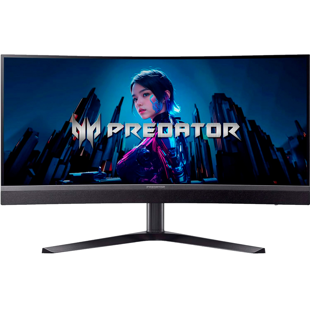 Монитор ACER 34" Predator X34V3bmiiphuzx (UM.CXXEE.301) WQHD MiniLED VA Curved 180Hz HDMI DP USB-C