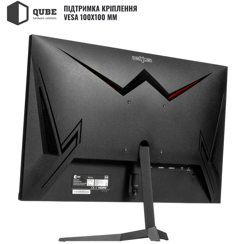 Изображение Монитор QUBE Overlord 24,5" G25F180Plus