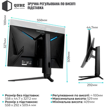 Монітор QUBE Overlord 24,5" G25F360H