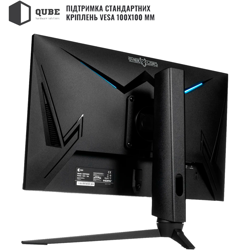 Покупка Монітор QUBE Overlord 24,5" G25F360H