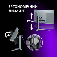 Монітор LORGAR 34MP1 UWQHD Black/Gray (LRG-34MP1W180C-GY)