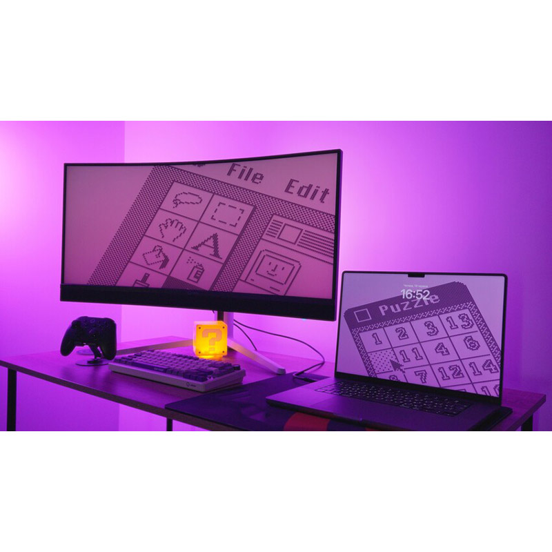 Фото 26 Монітор LORGAR 34MP1 UWQHD Black/Gray (LRG-34MP1W180C-GY)