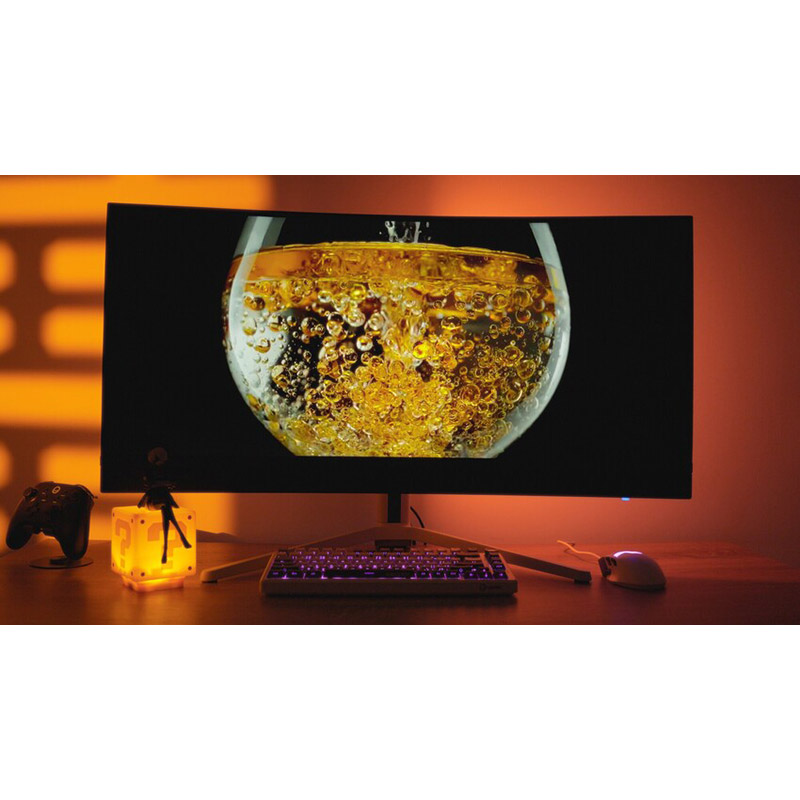 Фото 25 Монітор LORGAR 34MP1 UWQHD Black/Gray (LRG-34MP1W180C-GY)