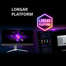 Монітор LORGAR 34MP1 UWQHD Black/Gray (LRG-34MP1W180C-GY)