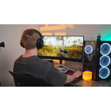 Монітор LORGAR 34MP1 UWQHD Black/Gray (LRG-34MP1W180C-GY)