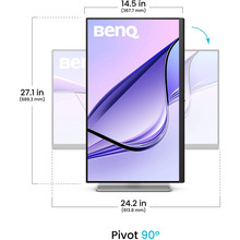 Монітор BENQ MA270U Silver (9H.LMWLB.QBE)