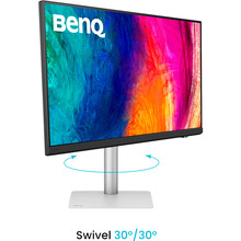 Монітор BENQ PD3226G White-Silver (9H.LMVLA.TBE)