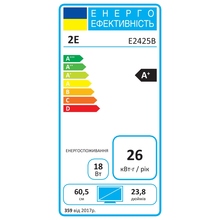 Монітор 2E E2425B (2E-E2425B-01.UA)