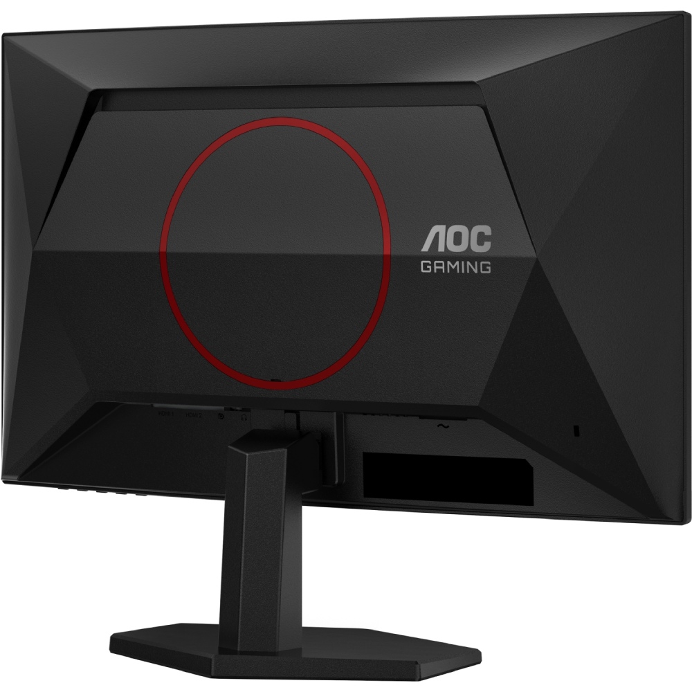 Зовнішній вигляд Монітор AOC 23.6" C24G42E Black/Red