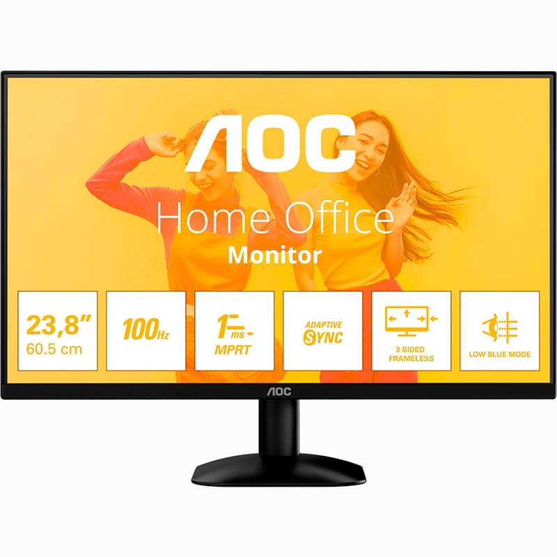 Монітор AOC 23.8" 24B35HM2 Black Монітор AOC 23.8" 24B35HM2 Black