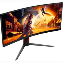 Монітор AOC 34" CU34G4 Black/Red