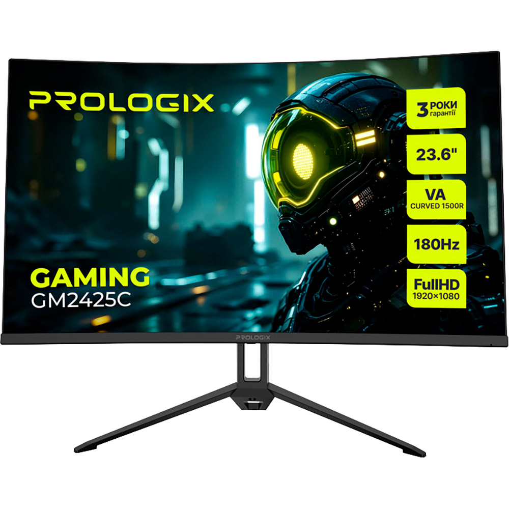 Монитор PROLOGIX Gaming GM2425C Black Монитор PROLOGIX Gaming GM2425C Black