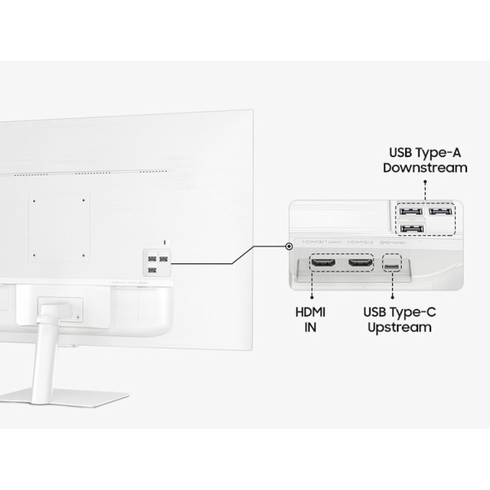 В Україні Монітор SAMSUNG 32" Smart M7 White (LS32FM703UIXUA)