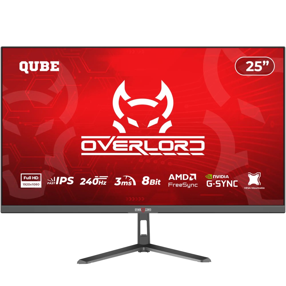 Монітор QUBE Overlord G25F240 Монітор QUBE Overlord G25F240