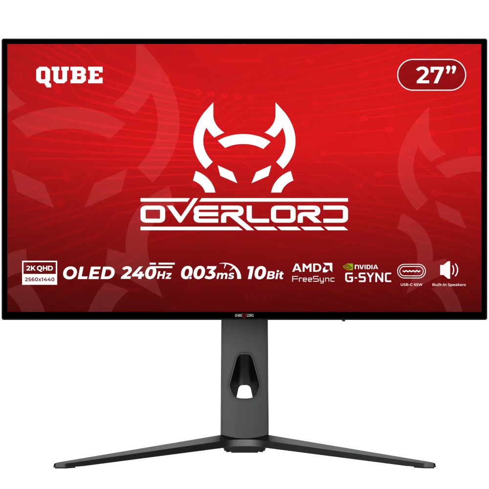 Монітор QUBE Overlord OLED OG27Q240HC Монітор QUBE Overlord OLED OG27Q240HC