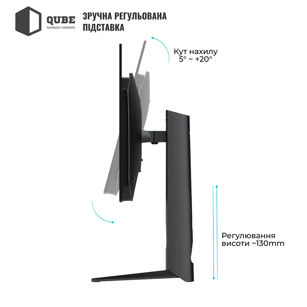 Монітор QUBE Overlord OLED OG27Q240HC Покупка Монітор QUBE Overlord OLED OG27Q240HC