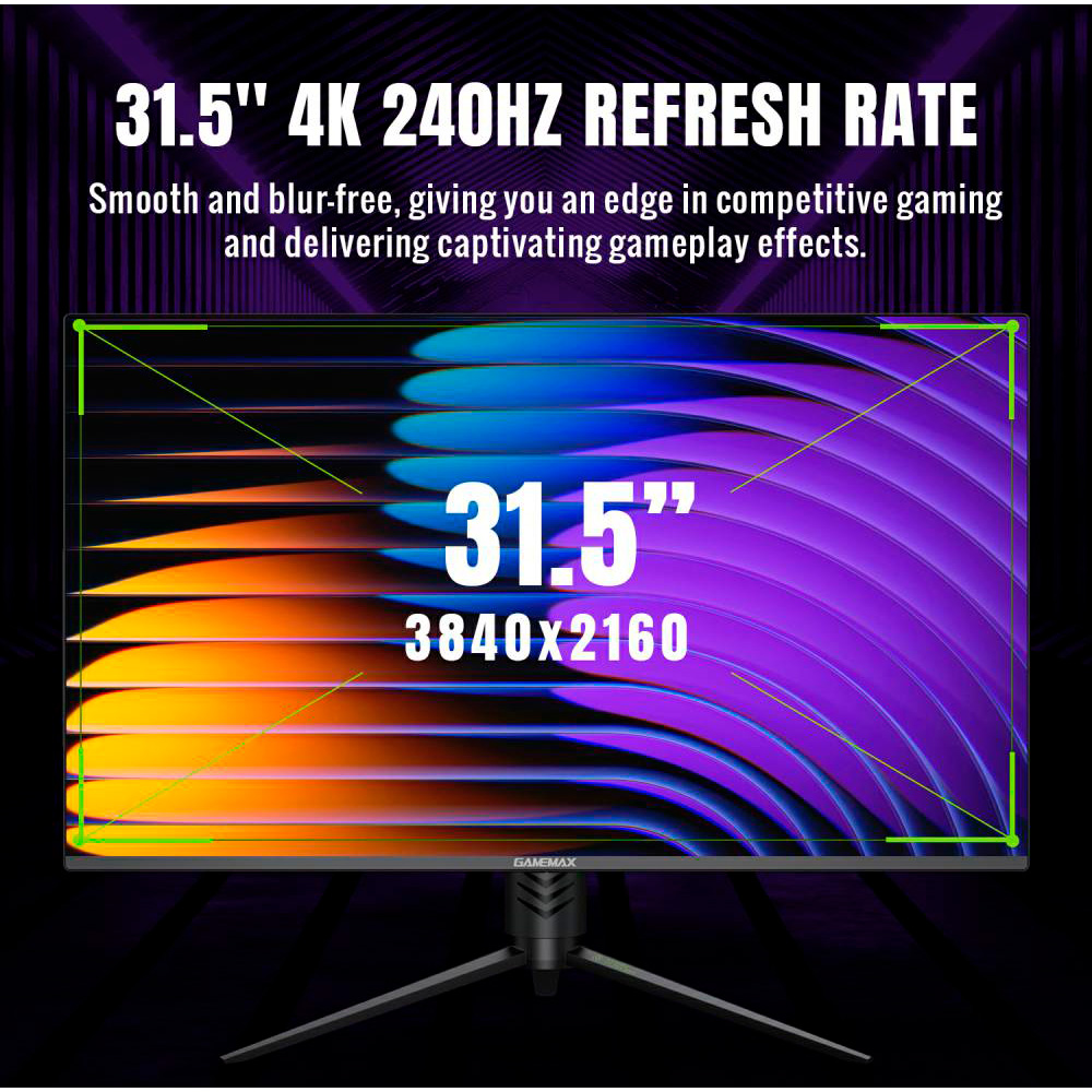 Монітор GAMEMAX GMX32UCDM Фото 4 Монітор GAMEMAX GMX32UCDM