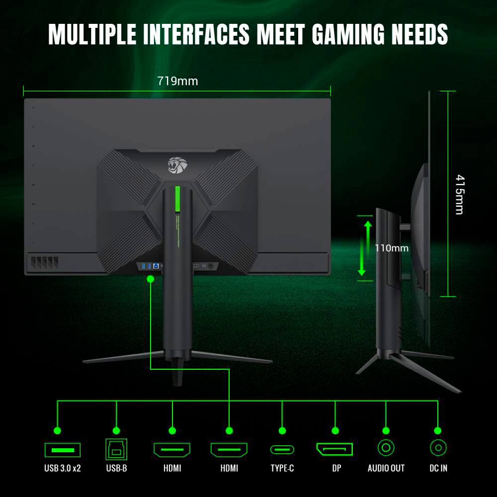 Монітор GAMEMAX GMX32UCDM Фото Монітор GAMEMAX GMX32UCDM