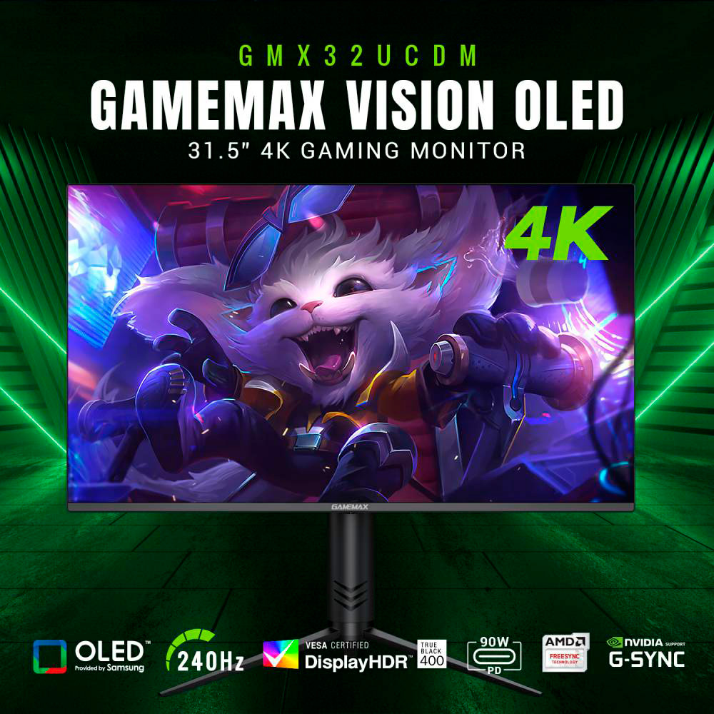 Монітор GAMEMAX GMX32UCDM Замовити Монітор GAMEMAX GMX32UCDM