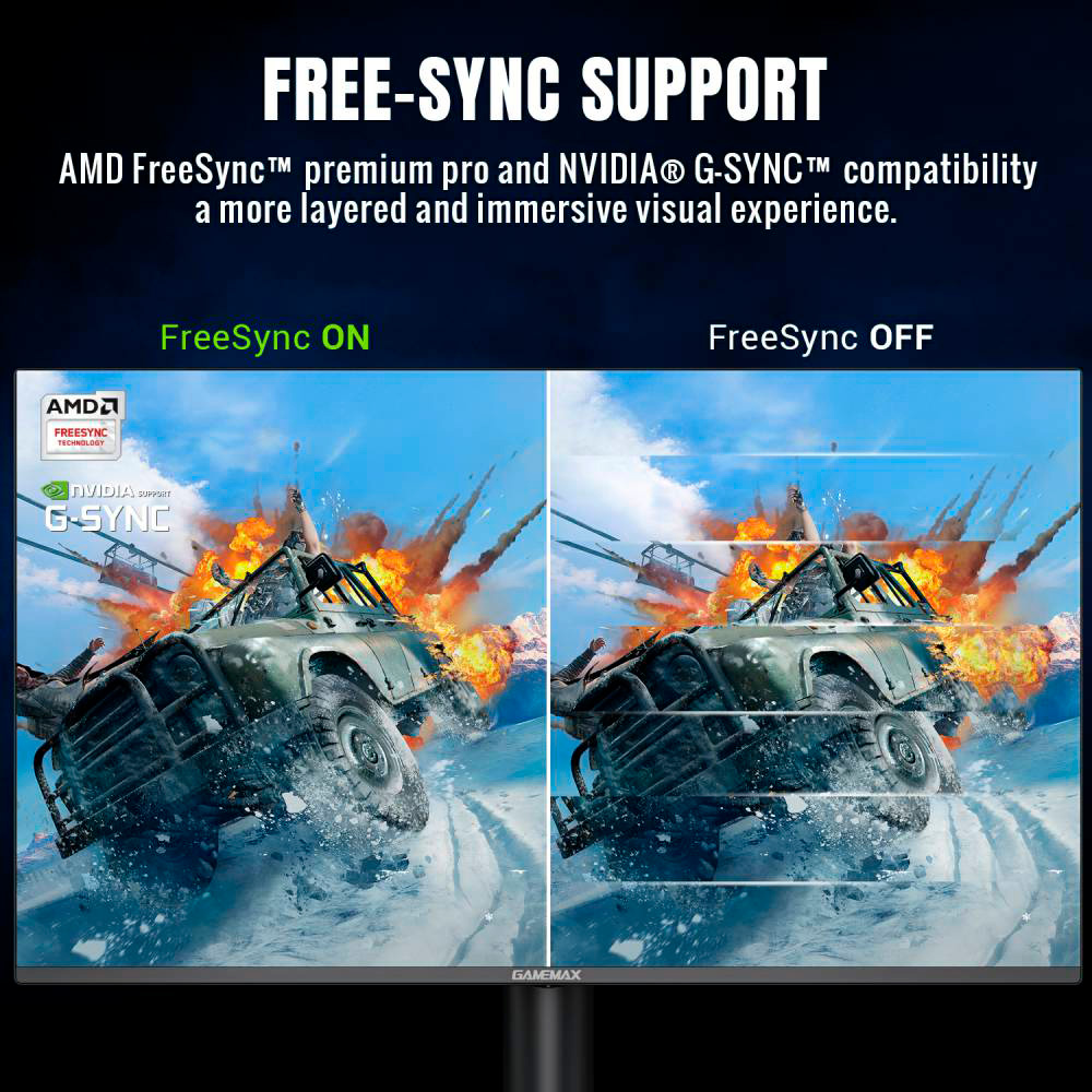 Монітор GAMEMAX GMX32UCDM Зовнішній вигляд Монітор GAMEMAX GMX32UCDM