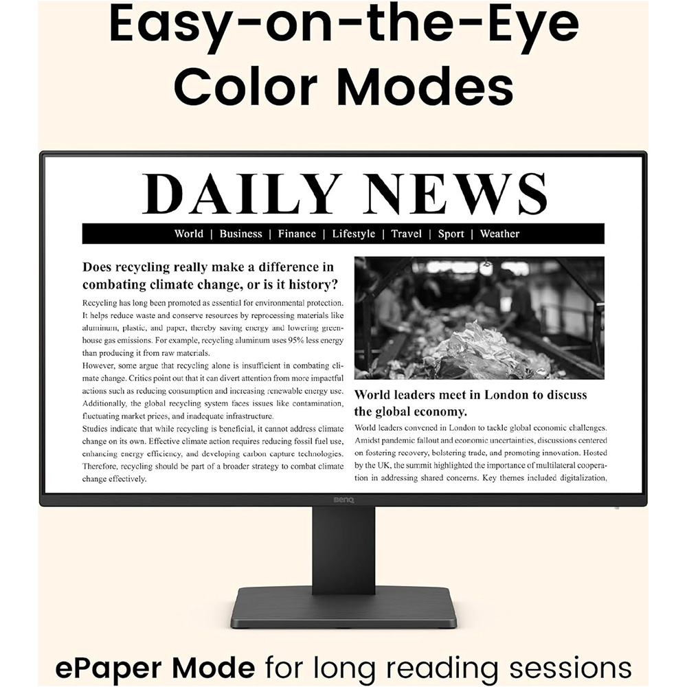 Обзор Монитор BENQ GW2491E Black (9H.LNHLJ.LBE)