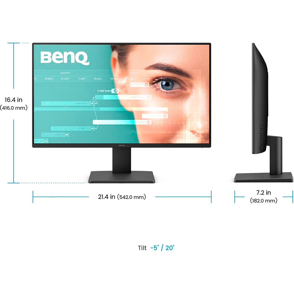 В Украине Монитор BENQ GW2491E Black (9H.LNHLJ.LBE)