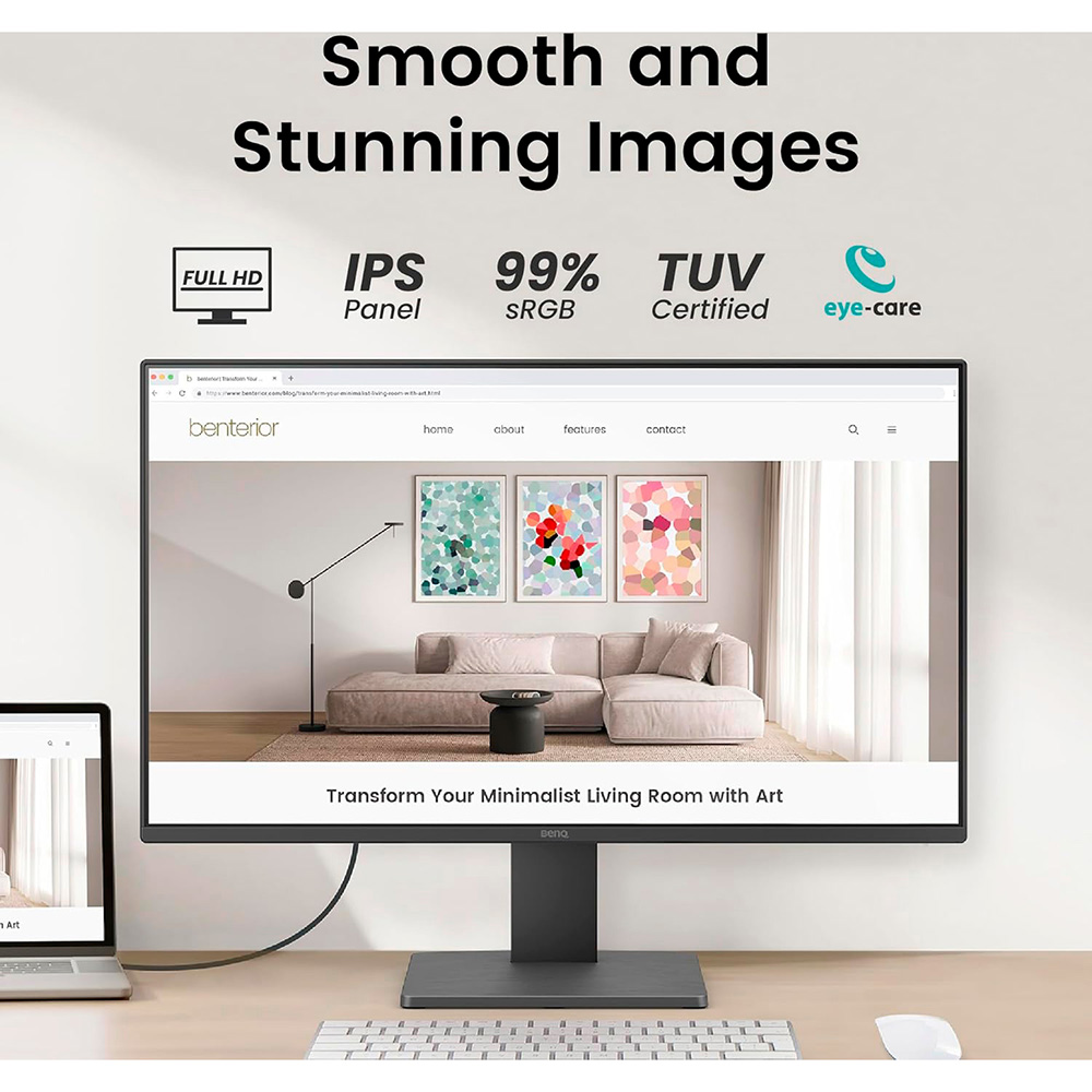 В интернет магазине Монитор BENQ GW2491E Black (9H.LNHLJ.LBE)