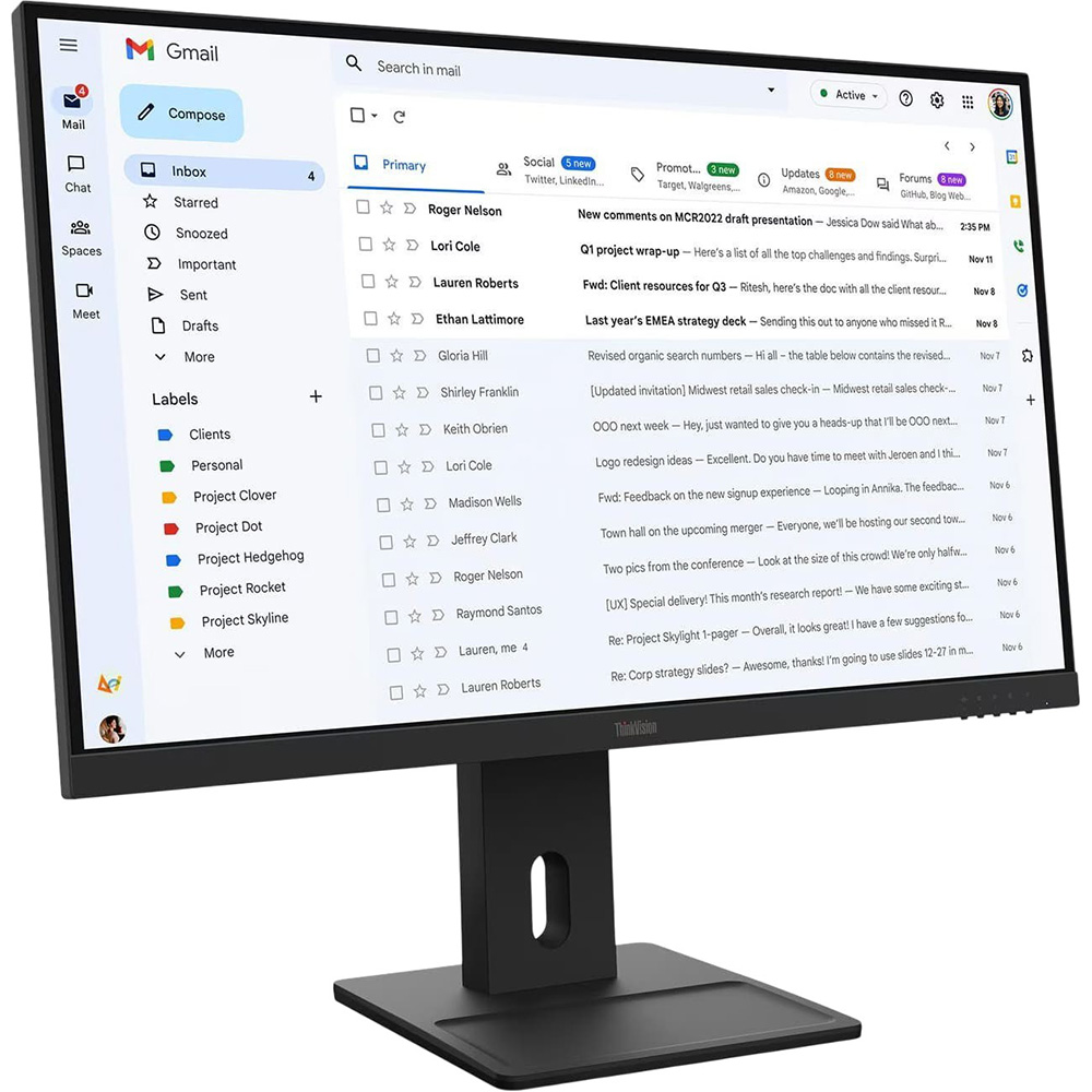 Монитор LENOVO ThinkVision E27-40 (64BCMAT4EU) Диагональ 27