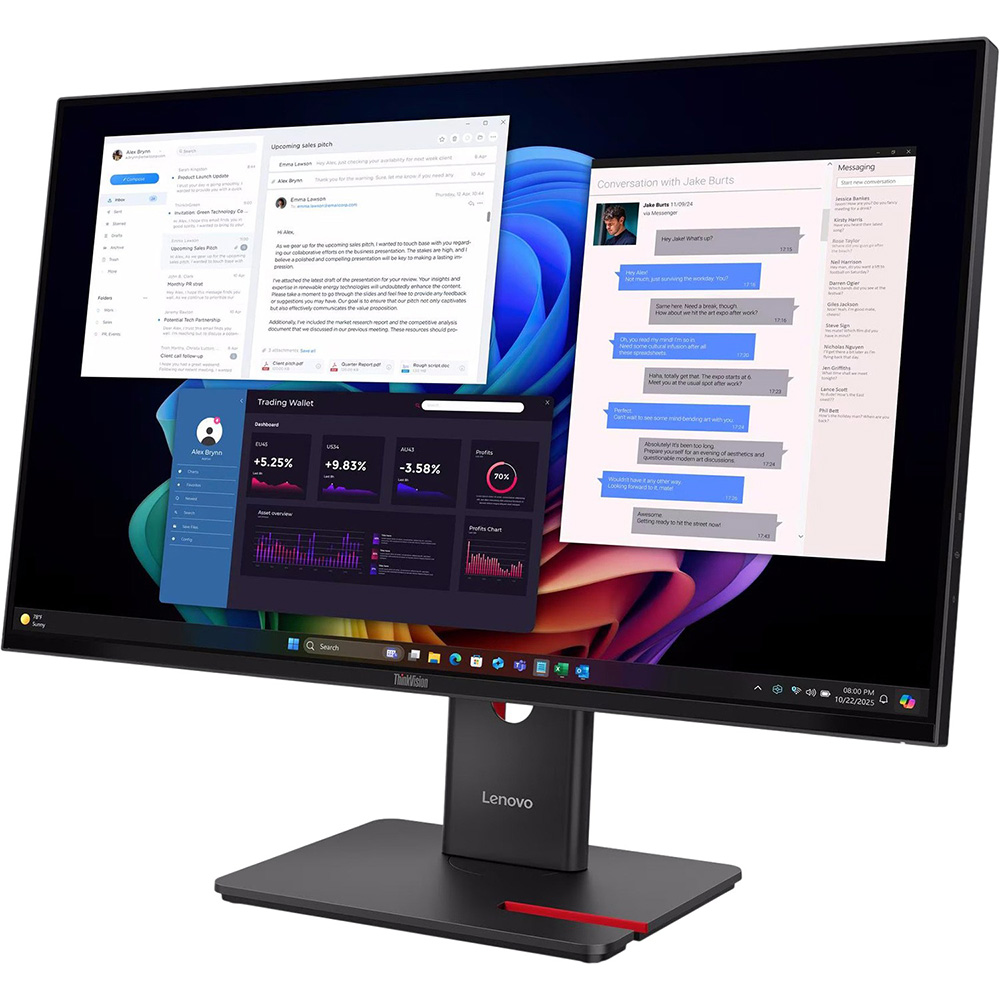 Монитор LENOVO ThinkVision T27ud-40 (64AFGAT2UA) Разрешение 3840 x 2160